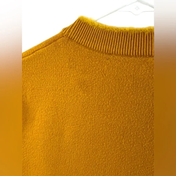 Zara Knit Mock Turtleneck Short Sleeve Sweater - Picture 5 of 5